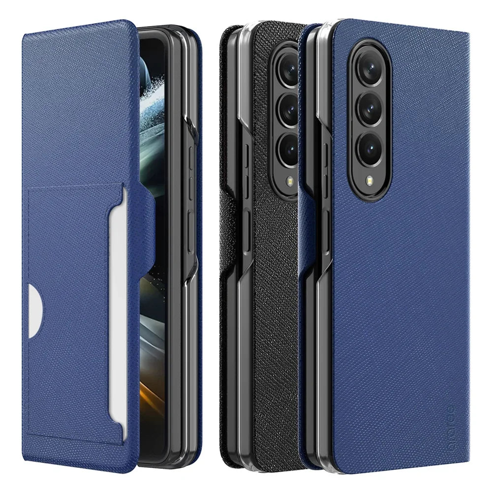 Araree Bonnet C Diary Case For Z Fold 4 - Ash Blue - Tashqila Araree Bonnet C Diary Case For Z Fold 4 - Ash Blue - Tashqila